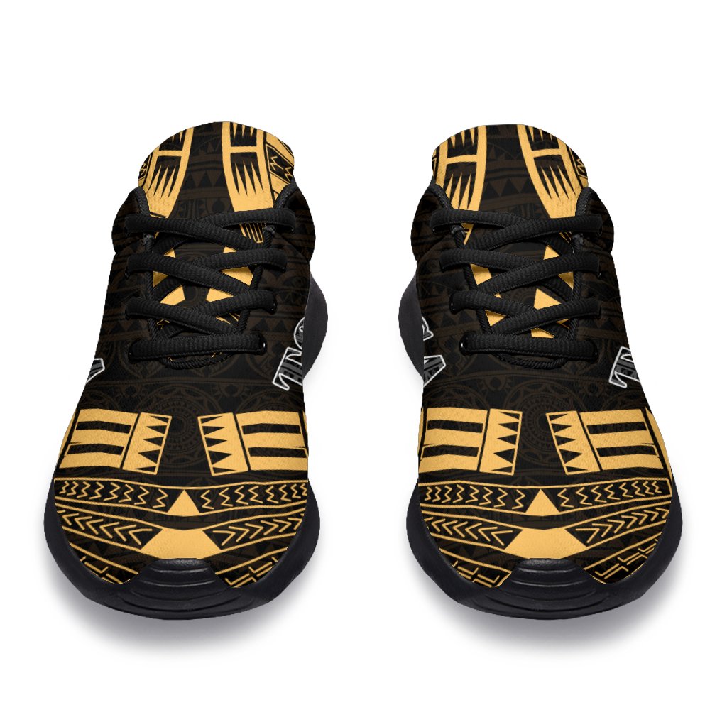 Tonga Sport Sneakers - Polynesian Tattoo Gold - Polynesian Pride