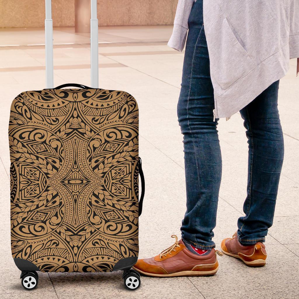 Polynesian Culture Gold Luggage Covers - Polynesian Pride