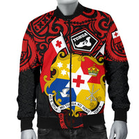 Tonga Men's Bomber Jacket - Tongan Pride - Polynesian Pride