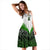 New Zealand Green Rugby Maori Manaia Women Midi Dress - Polynesian Pride