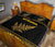 Aotearoa New Zealand Maori Quilt Bed Set Silver Fern Yellow - Polynesian Pride