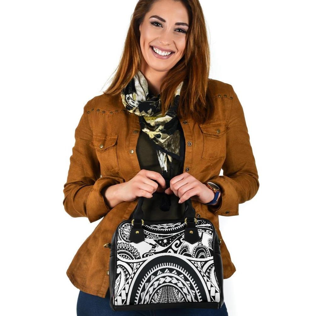 Polynesian Shoulder handbag - Maui Tattoo One Size White - Polynesian Pride