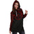 Kosrae Women Hoodie Dress - Kosrae Coat Of Arms Polynesian Red Black - Polynesian Pride