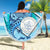 Palau Beach Blanket - Custom Personalised Turtle Under The Sea Style - Polynesian Pride