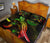 Palau Polynesian Quilt Bed Set - Turtle With Blooming Hibiscus Reggae - Polynesian Pride