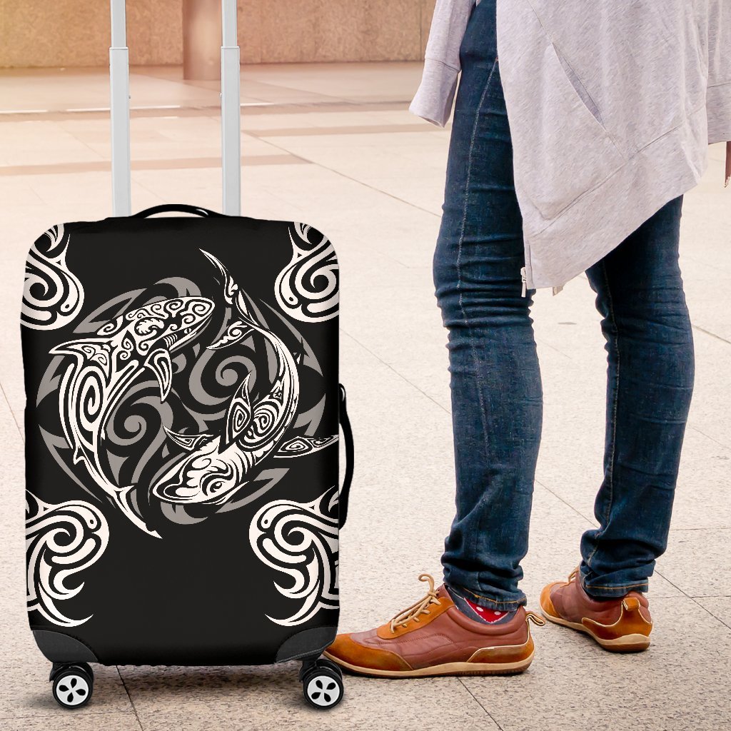 Polynesian Luggage Covers - Polynesian Shark Tattoo - Polynesian Pride