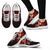 Tonga Polynesian Sneakers - Coat Of Arm With Hibiscus - Polynesian Pride