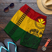 Hawaii Kanaka Flag Polynesian Men's Shorts Limited Edition - Polynesian Pride