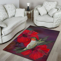 Hibiscus Hummingbird Area Rug AH - Polynesian Pride