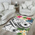 The Philippines Area Rug - Summer Plumeria (White) - Polynesian Pride