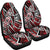 American Samoa Car Seat Covers - Tribal Flower Special Pattern Red Color - Polynesian Pride