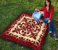 Hawaiian Quilt Royal Premium Quilt - Polynesian Pride