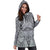 Polynesian Women's Hoodie Dress - Polynesian Black White - Polynesian Pride