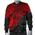 Cook Islands Polynesian Bomber Jacket (Men) - Red Turtle - Polynesian Pride