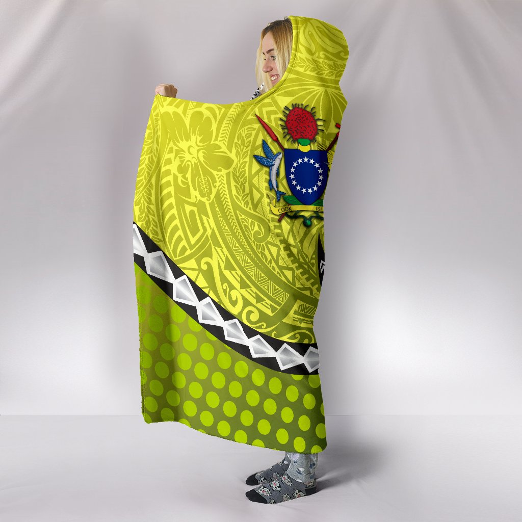Cook Islands Rugby Hooded Blanket Version Special - Polynesian Pride