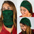 Hawaiian Kanaka Map Bandana 3 - Pack Attack Warrior Green - Polynesian Pride