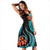 Polynesian Hawaii Midi Dress - Turquoise Plumeria - Polynesian Pride