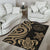 Palau Area Rug - Gold Tentacle Turtle - Polynesian Pride