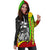 Polynesian Hawaii Custom Personalised Hoodie Dress Reggae - Turtle with Hook - Polynesian Pride