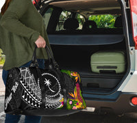 Chuuk State Travel Bag - Custom Personalised Seal Spiral Polynesian Patterns - Polynesian Pride