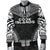 Cook Islands Polynesian Chief Men's Bomber Jacket - Black Version - Polynesian Pride