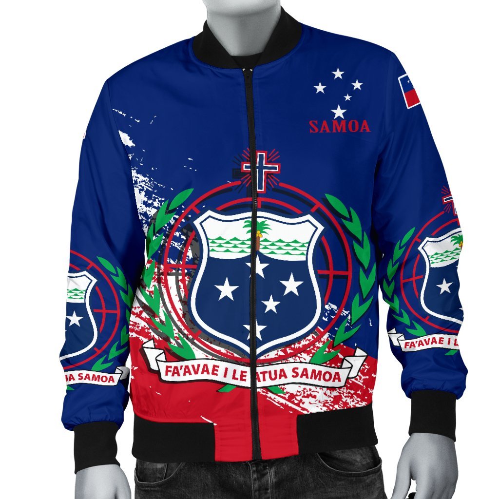 Samoa Special Men's Bomber Jacket - Polynesian Pride