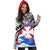 Wallis and Futuna Rugby Women Hoodie Dress Spirit - Polynesian Pride