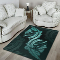 Polynesian Area Rug Turquoise - Polynesian Pride