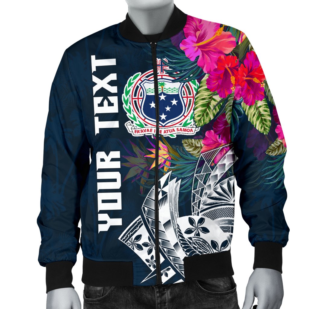 Samoa Custom Personalised Men's Bomber Jacket - Summer Vibes - Polynesian Pride