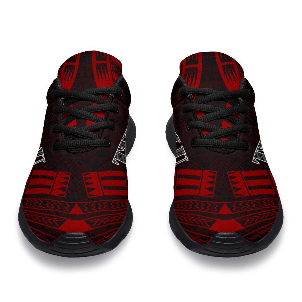 Tuvalu Sport Sneakers - Polynesian Tattoo Red - Polynesian Pride