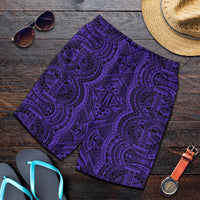 Polynesian Symmetry Violet Men's Short - Polynesian Pride