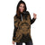 Palau Polynesian Hoodie Dress Map Gold - Polynesian Pride