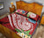 Tonga Polynesian Quilt Bed Set - Summer Plumeria (Red) - Polynesian Pride