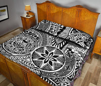 Hawaii Quilt Bed Set Polynesia Hawaiian Style Tribal Tattoo AH - Polynesian Pride