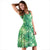 Hawaii Tropical Leaves Jungle Monstera Leaf Midi Dress - Polynesian Pride