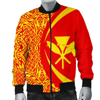 Kanaka Mauna Kea Polynesian Men's Bomber Jacket - Circle Style - Polynesian Pride