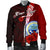 Federated States Of Micronesia Custom Personalised Men's Bomber Jacket - Coat Of Arm With Hibiscus - Polynesian Pride