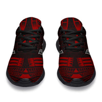 Fiji Sport Sneakers - Polynesian Tattoo Red - Polynesian Pride