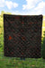 New Zealand Warriors Premium Quilt Maori Tiki Vocalno Style - Polynesian Pride