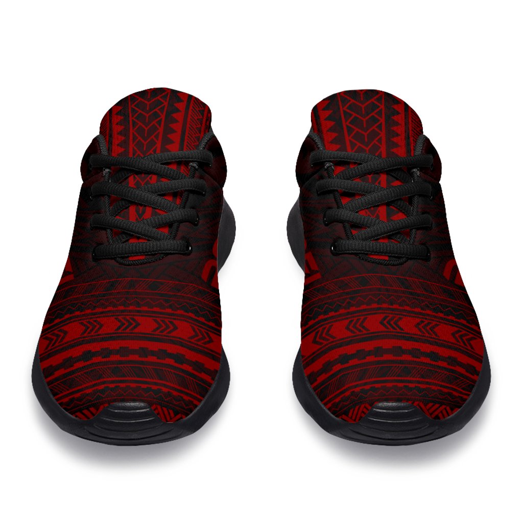 Pohnpei Sporty Sneakers - Polynesian Chief Red Version - Polynesian Pride