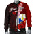 Philippines Polynesian Custom Personalised Men's Bomber Jacket - Coat Of Arm With Hibiscus - Polynesian Pride