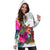 Vanuatu Women's Hoodie Dress Polynesian Hibiscus White Pattern - Polynesian Pride