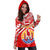 Tahiti Rugby Women Hoodie Dress Polynesian Coat Of Arms and Flag - Polynesian Pride