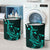 Hawaii Shark Turquoise Polynesian Laundry Basket AH - Polynesian Pride