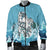 Maori Manaia The Blue Sea Bomber Jacket for Men - Polynesian Pride