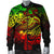 Chuuk Men's Bomber Jacket - Reggae Shark Polynesian Tattoo - Polynesian Pride