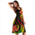 Tonga Polynesian Midi Dress - Reggae Plumeria - Polynesian Pride