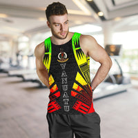 Vanuatu Men Tank Top - Polynesian Tattoo Reggae - Polynesian Pride