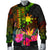 The Philippines Polynesian Personalised Men's Bomber Jacket - Hibiscus and Banana Leaves - Polynesian Pride