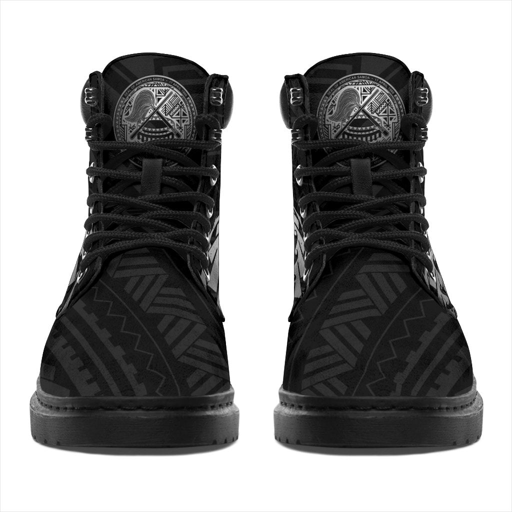 American Samoa Polynesian Boots (All - Season) - Polynesian Turtle (Red) - Polynesian Pride